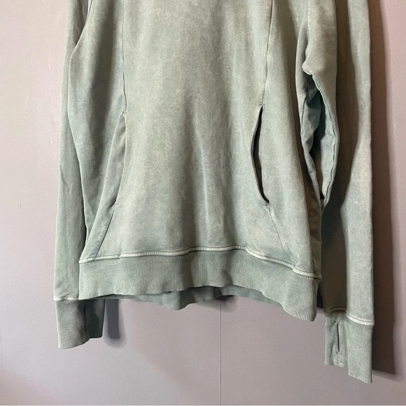 Lululemon Scuba Pullover Washed Blue Charcoal size 8 - Picture 5 of 14